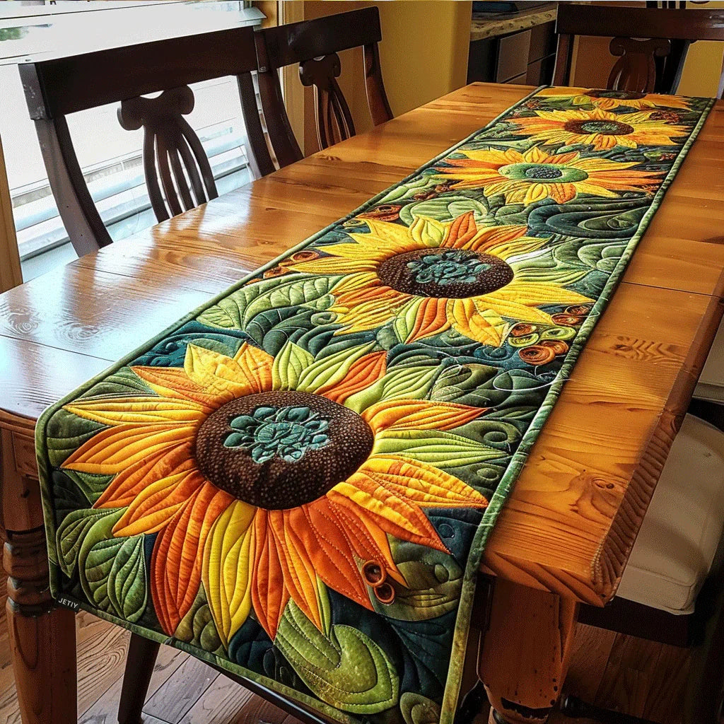 Mia Ottawa - Quilted Table Runner - Sunflower Garden