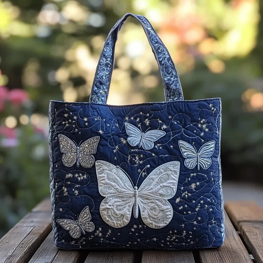 Mia Ottawa - Butterfly Embellished Tote Bag