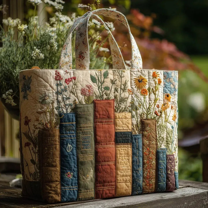 Mia Ottawa - Quilted Floral Book Tote