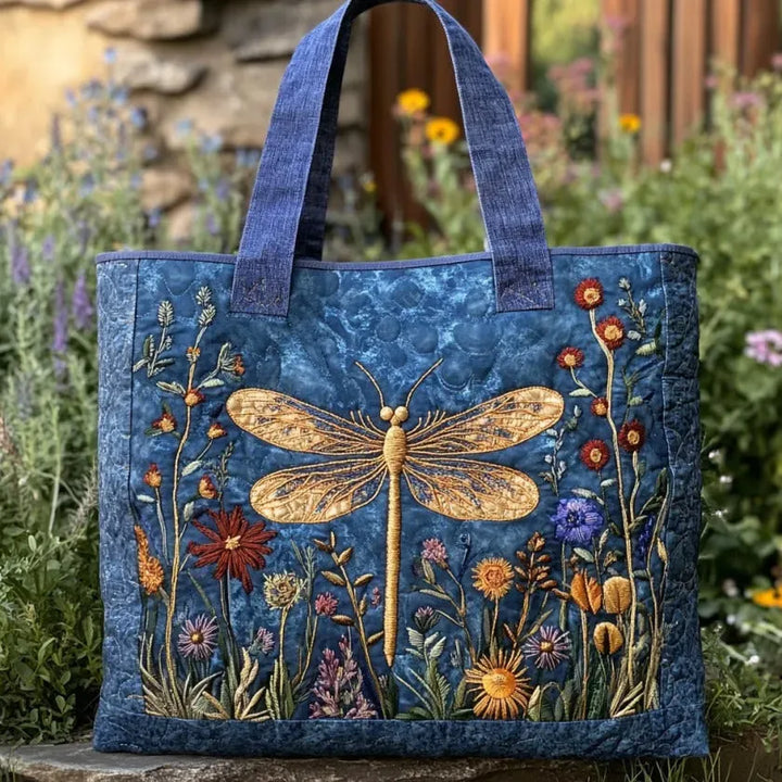 Mia Ottawa - Embroidered Dragonfly Tote