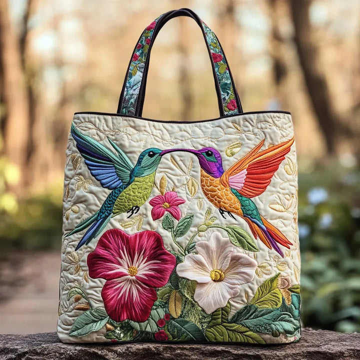 Mia Ottawa - Hummingbird Quilted Tote Bag