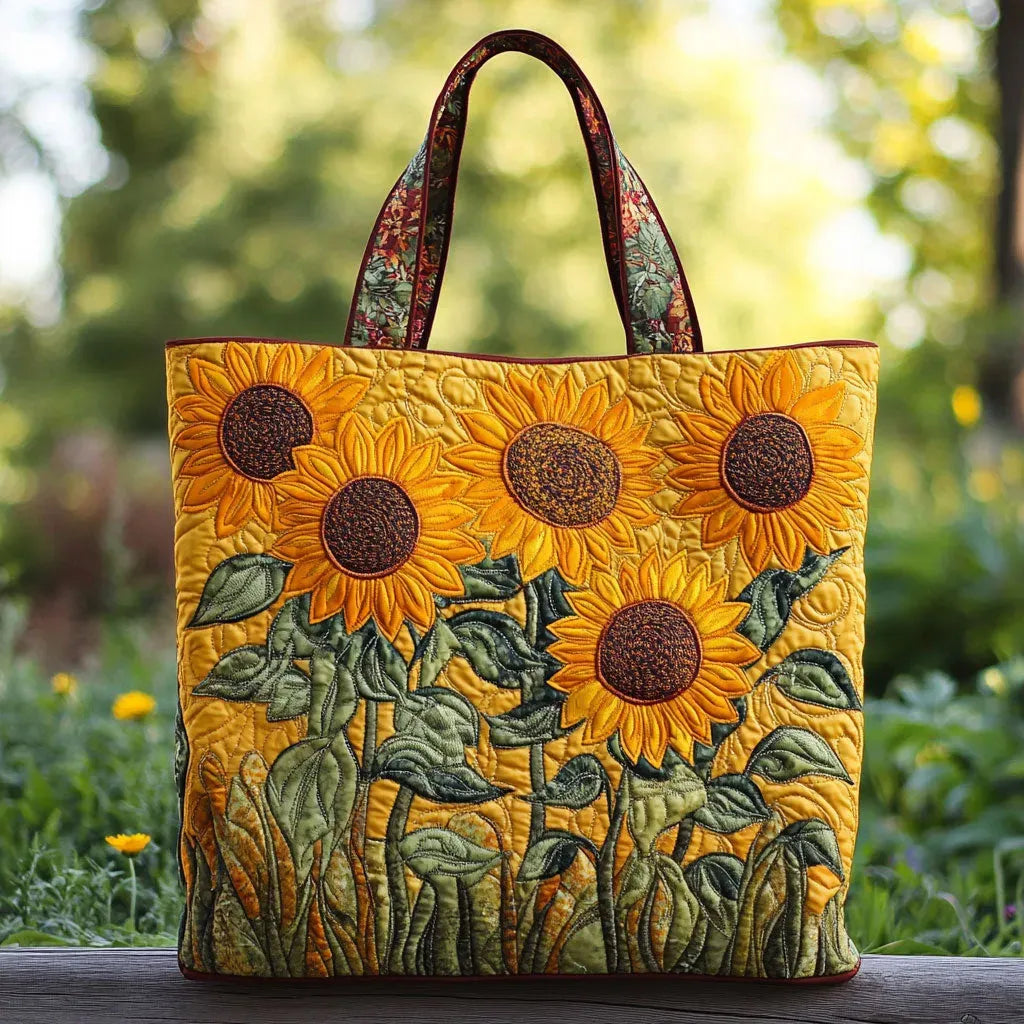 Mia Ottawa - Quilted Sunflower Tote Bag
