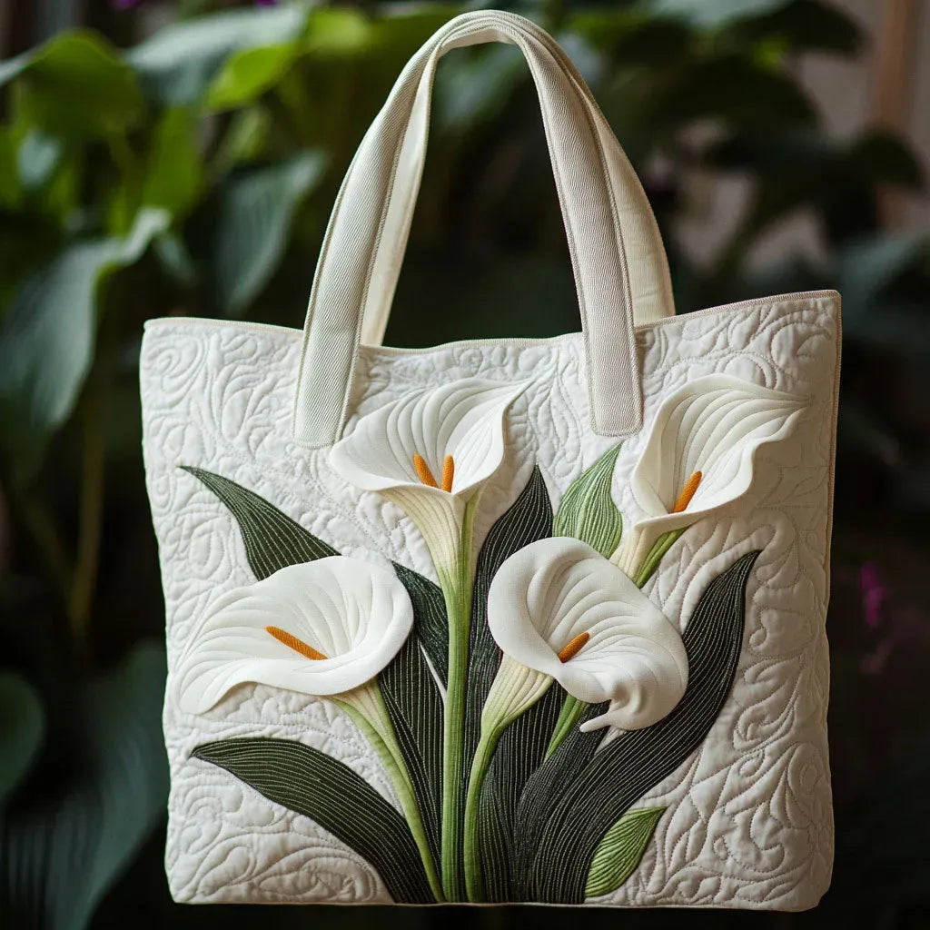 Mia Ottawa - Quilted Tote Bag with Floral Design