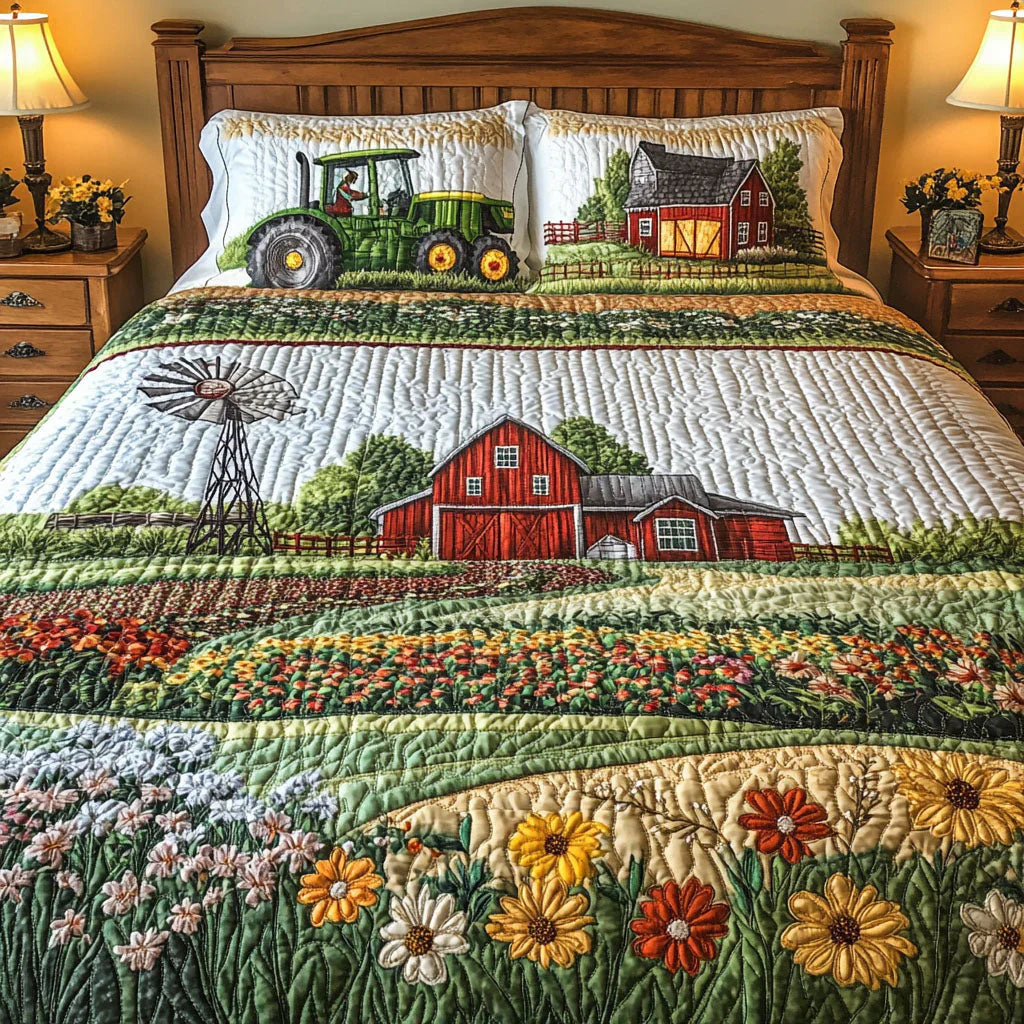 Mia Ottawa - Farmhouse Quilted Bedding Set