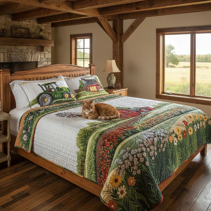 Mia Ottawa - Farmhouse Quilted Bedding Set