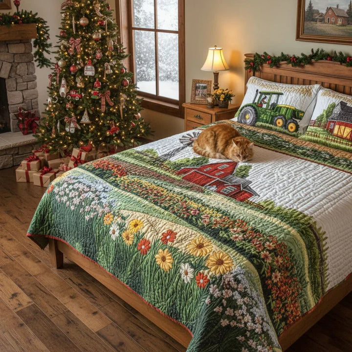 Mia Ottawa - Farmhouse Quilted Bedding Set