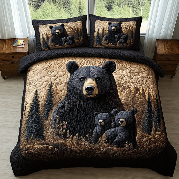 Mia Ottawa - 3-Piece Quilted Bedding Set with Animal Motif