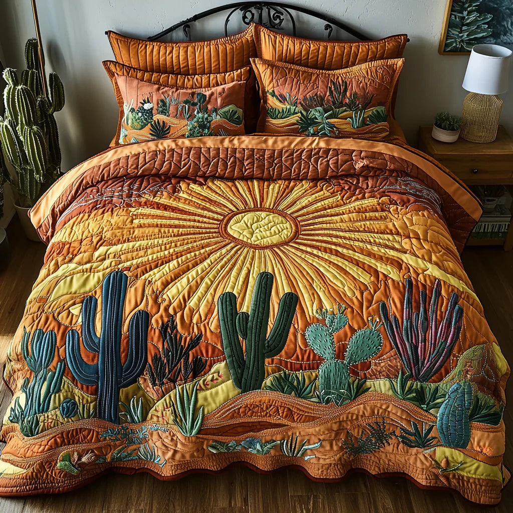 Mia Ottawa - Desert Sunrise Quilted Bedding Set