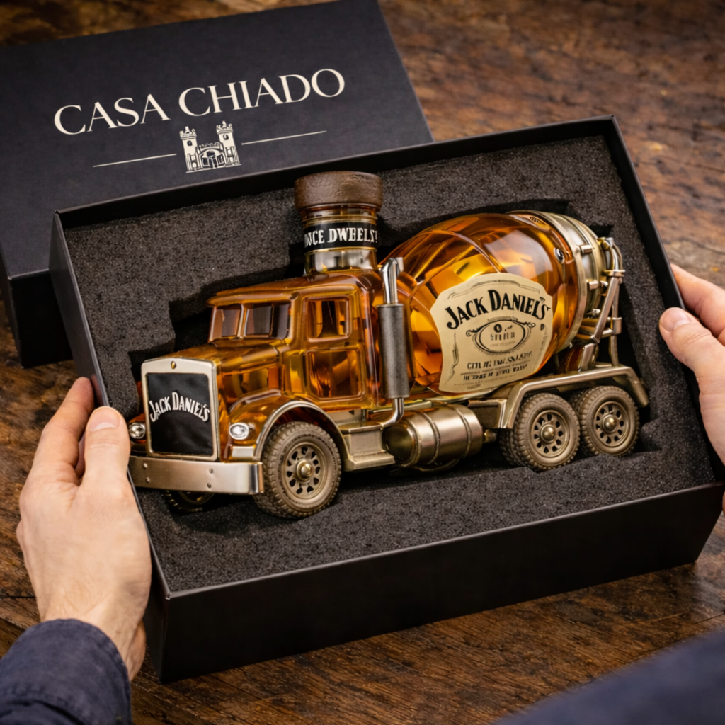 Mia Ottawa - Truck-Themed Whisky Flask