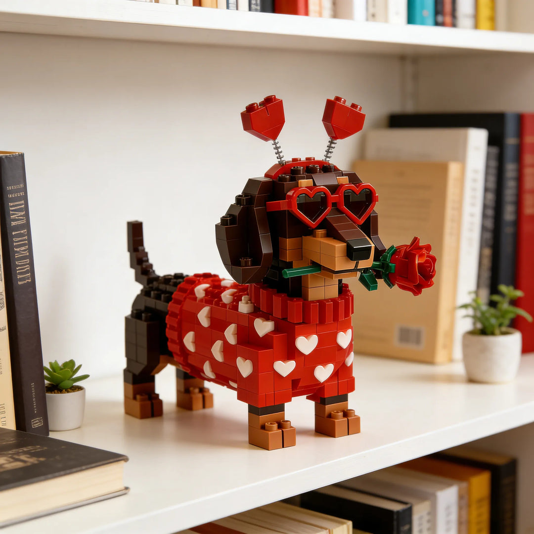 Mia Ottawa - Love Dachshund Brick Set