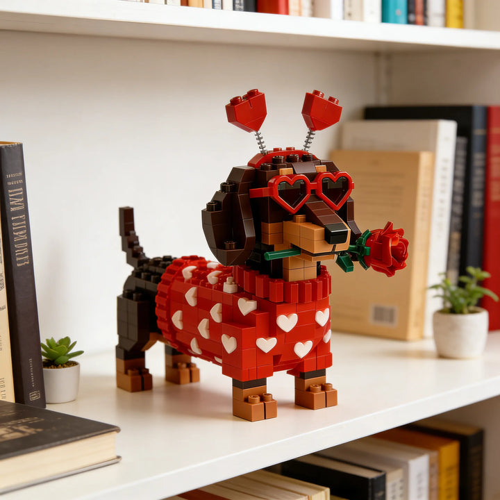 Mia Ottawa - Love Dachshund Brick Set