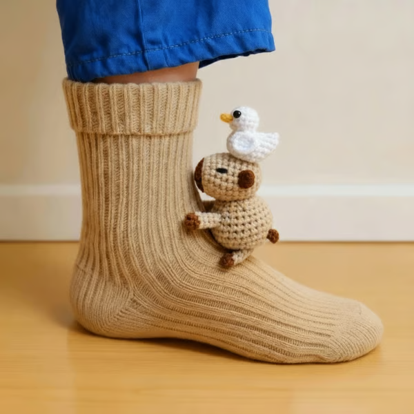 Mia Ottawa - Animal Socks with Charming Design