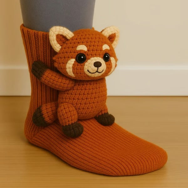 Mia Ottawa - Cozy Fox Animal Socks