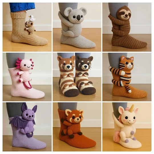 Mia Ottawa - Cat-Themed Socks