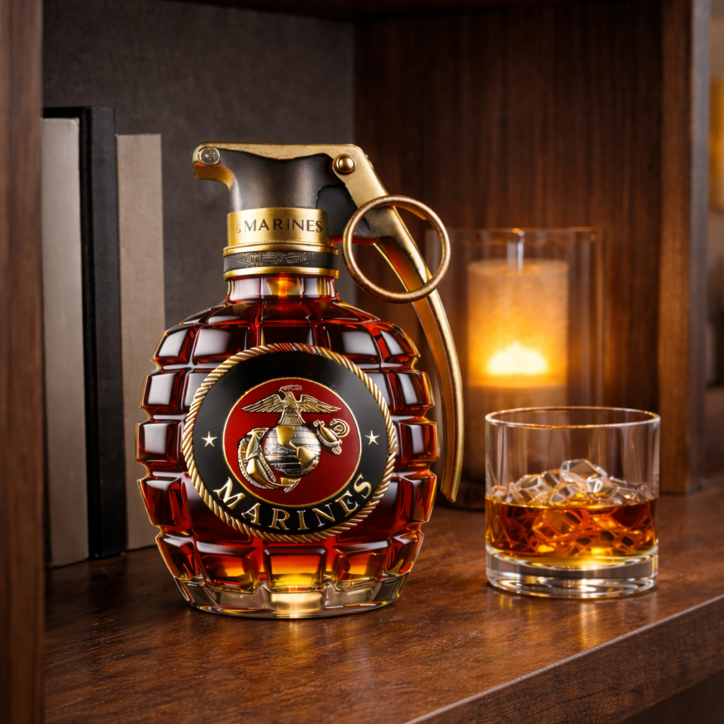 Mia Ottawa - Granate Whisky Flask