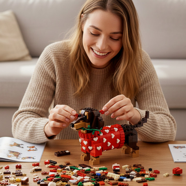 Mia Ottawa - Love Dachshund Brick Set