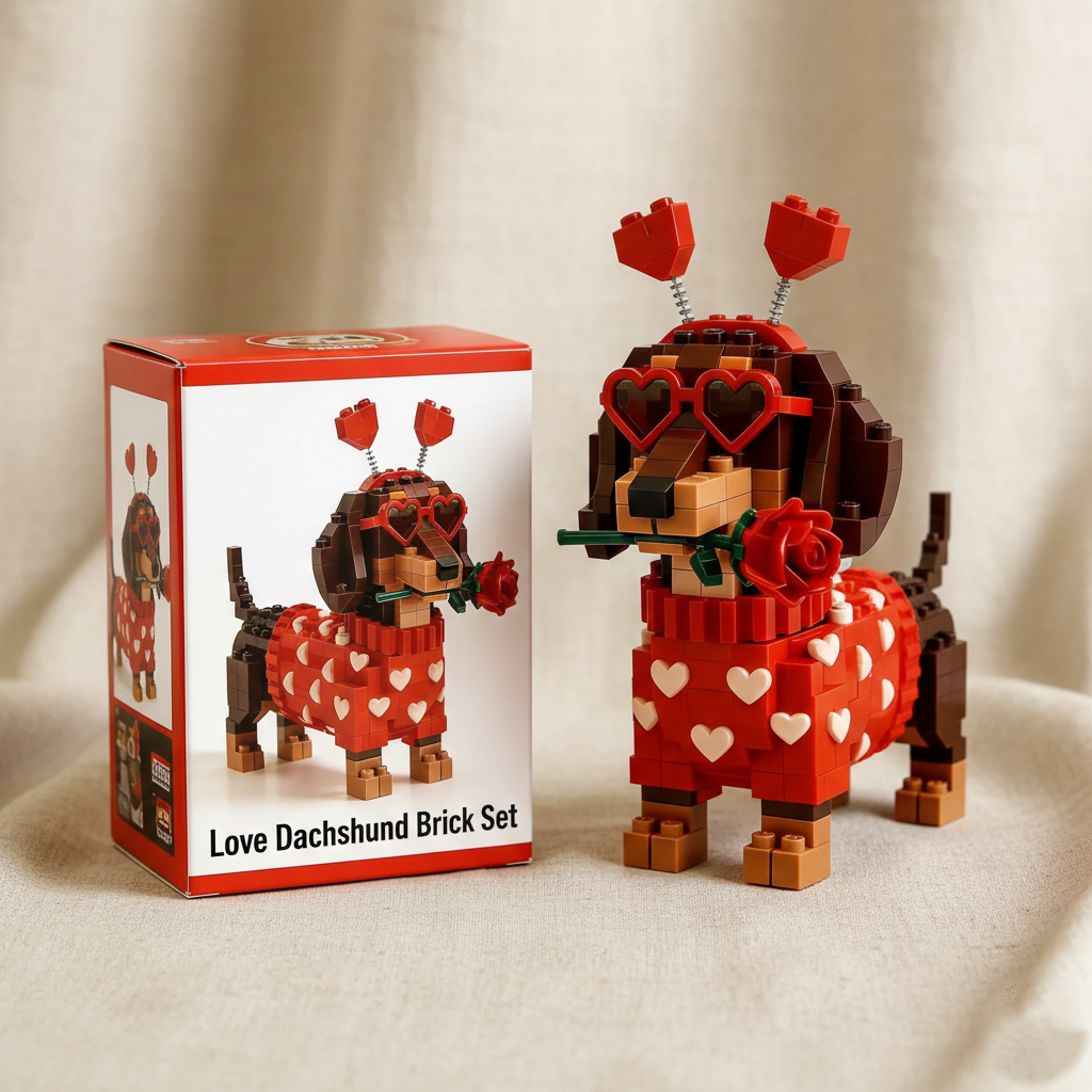 Mia Ottawa - Love Dachshund Brick Set