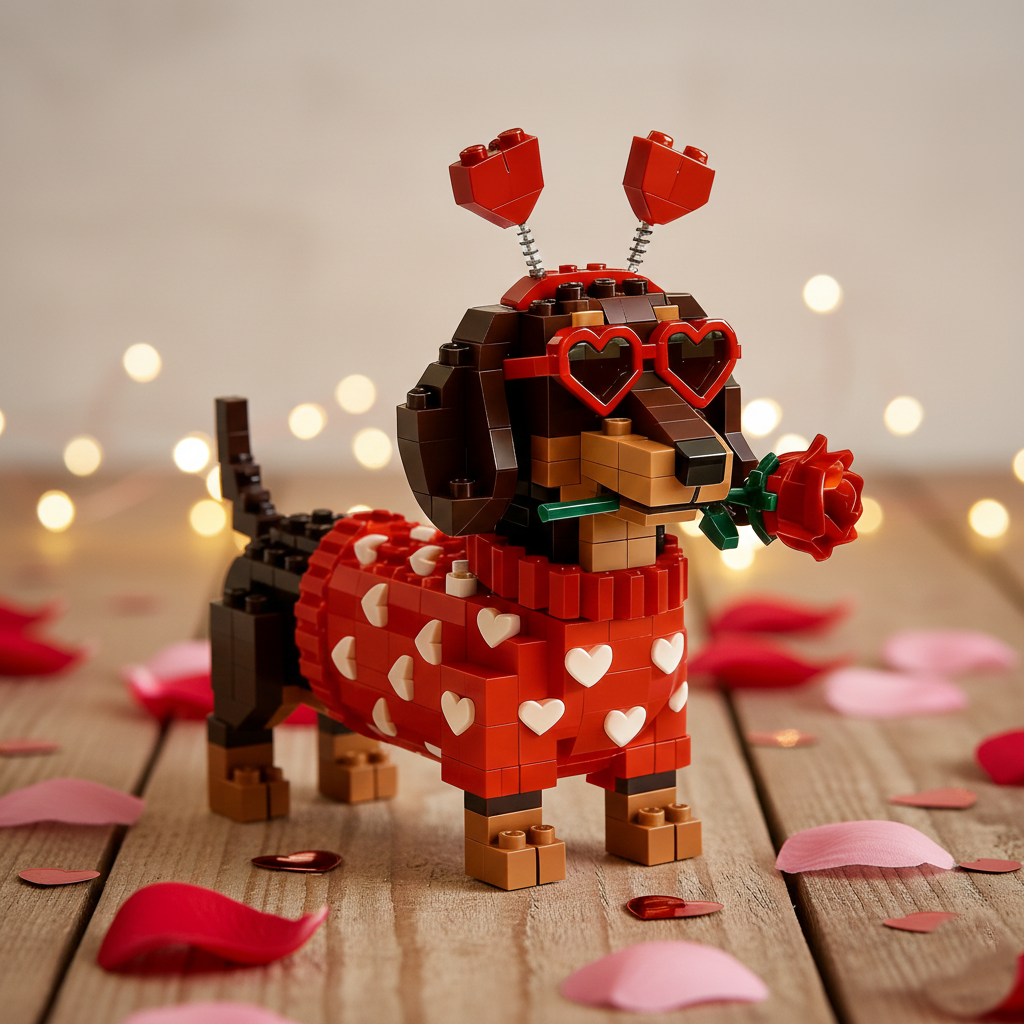 Mia Ottawa - Love Dachshund Brick Set