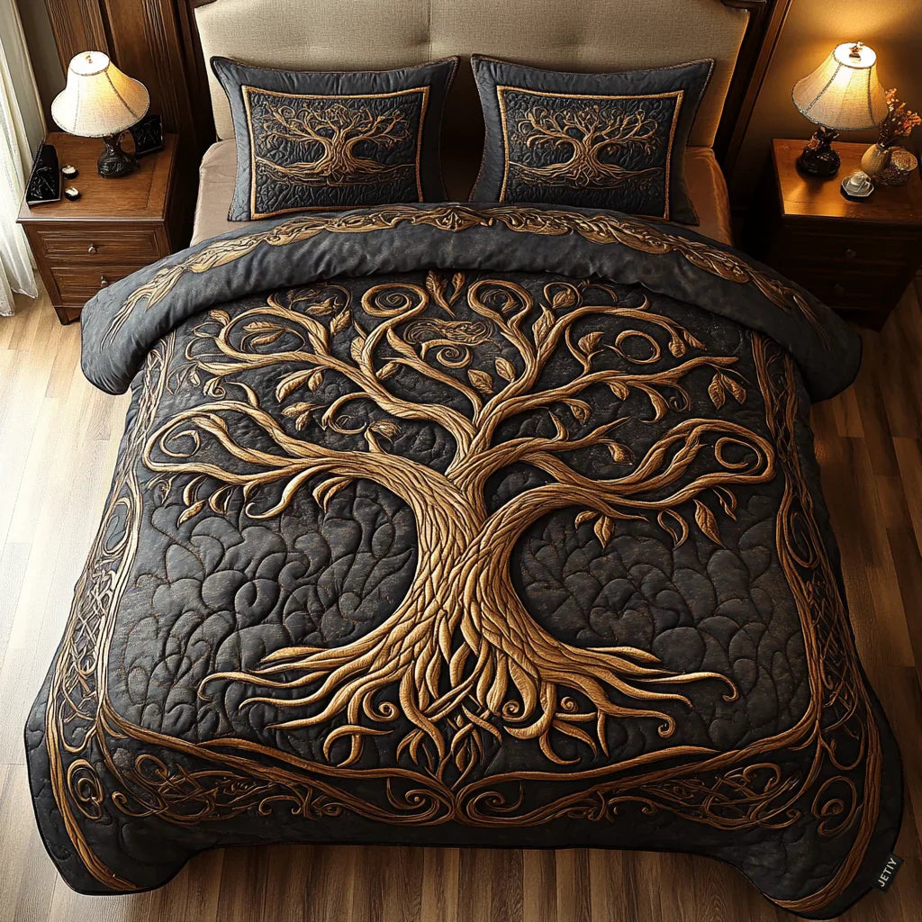Mia Ottawa - Luxurious 3-Piece Quilted Bedding Set