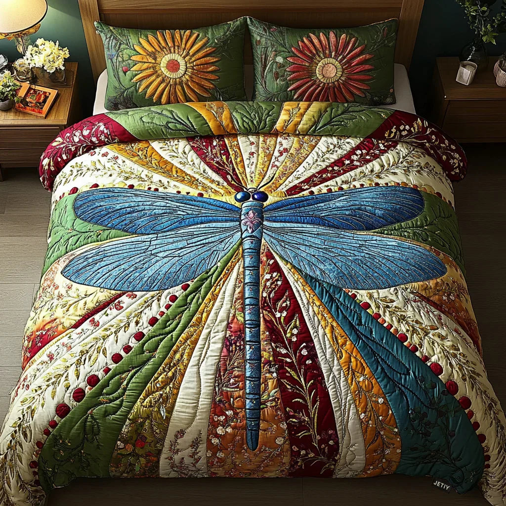 Mia Ottawa - Dragonfly Quilted Bedding Set