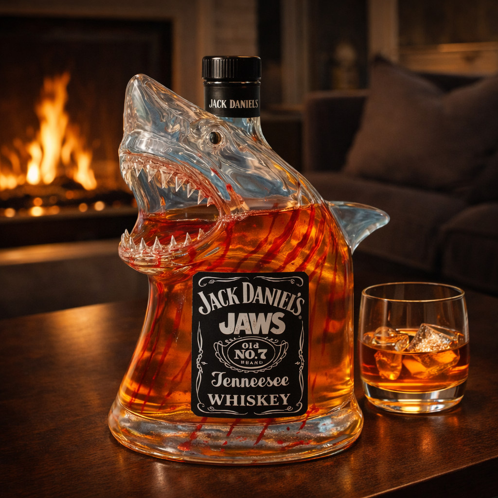 Mia Ottawa - Shark-Inspired Whiskey Flask