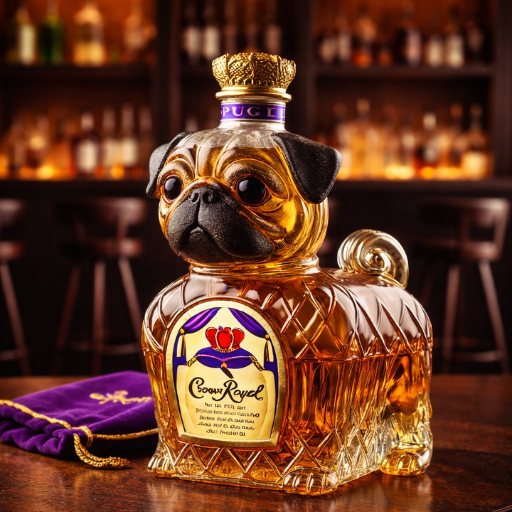Mia Ottawa - Pug Whiskey Flask