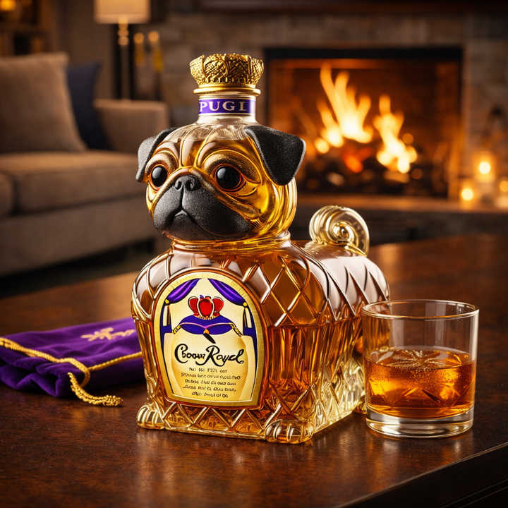 Mia Ottawa - Pug Whiskey Flask