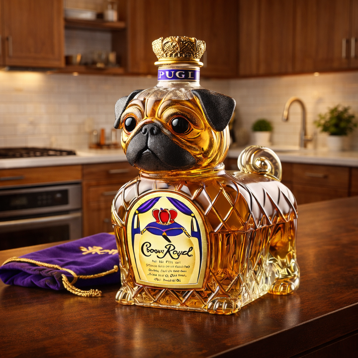 Mia Ottawa - Pug Whiskey Flask