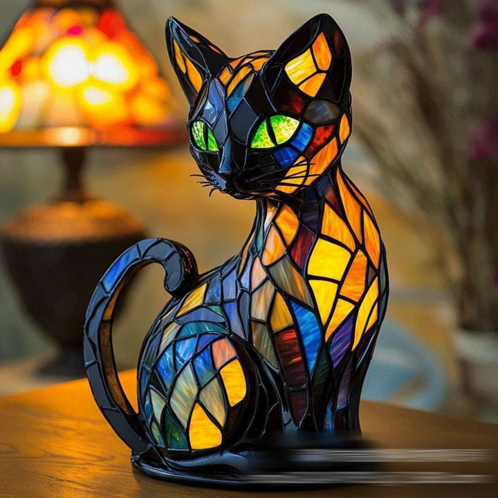 Mia Ottawa - Artistic Cat Figurine Lamp