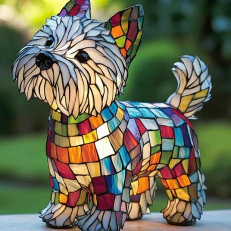Mia Ottawa - Geometric Canine Figurine Lamp