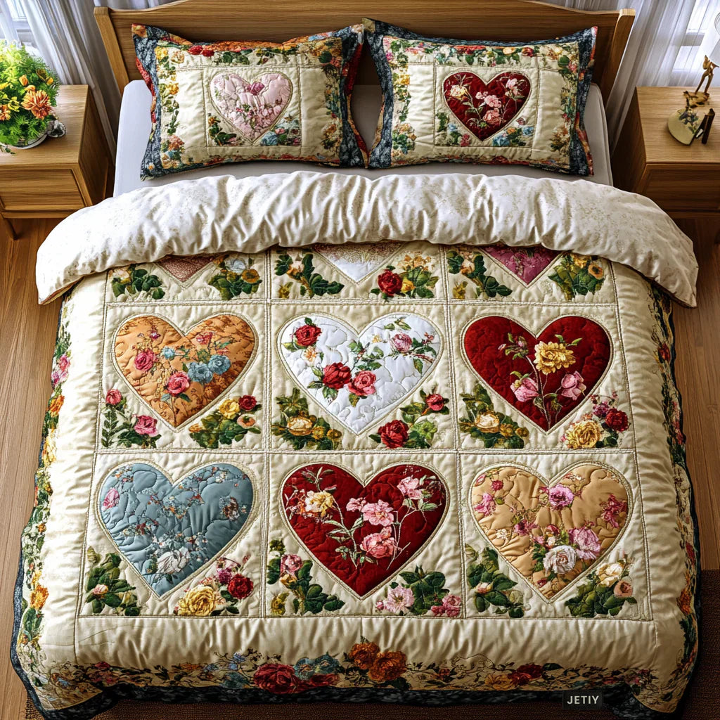 Mia Ottawa - 3-Piece Quilted Bedding Set