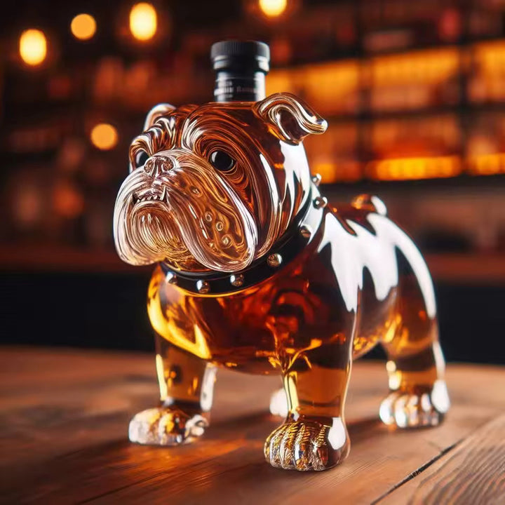 Mia Ottawa - Bulldog Whisky Flask