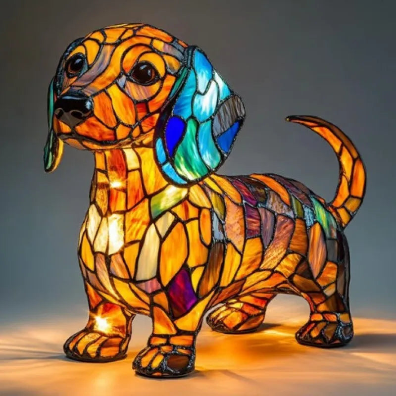 Mia Ottawa - Artistic Dachshund Lamp