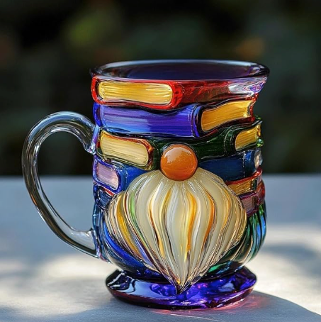 Mia Ottawa - 3D Book Lover's Glass Mug