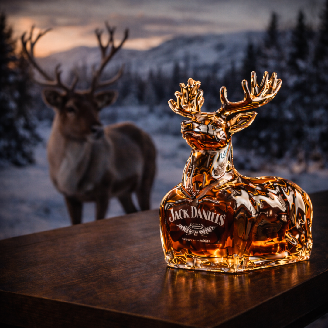 Mia Ottawa - Reindeer Whisky Flask