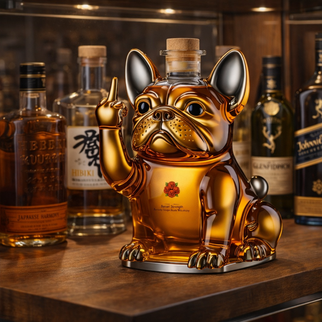 Mia Ottawa - Exclusive Dog-Themed Whisky Flask