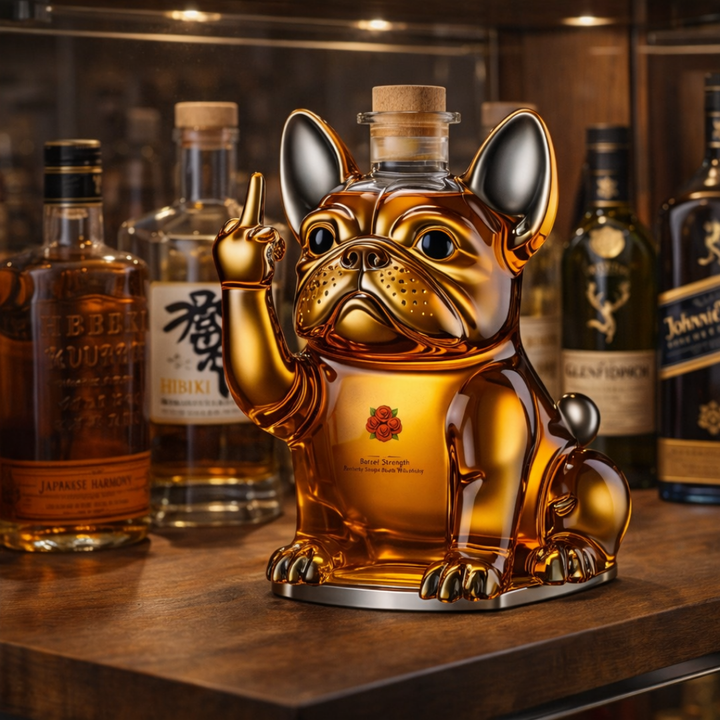 Mia Ottawa - Exclusive Dog-Themed Whisky Flask