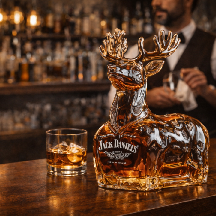 Mia Ottawa - Reindeer Whisky Flask