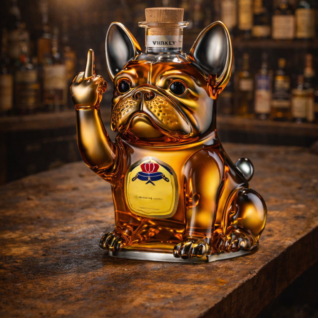 Mia Ottawa - Exclusive Dog-Themed Whisky Flask