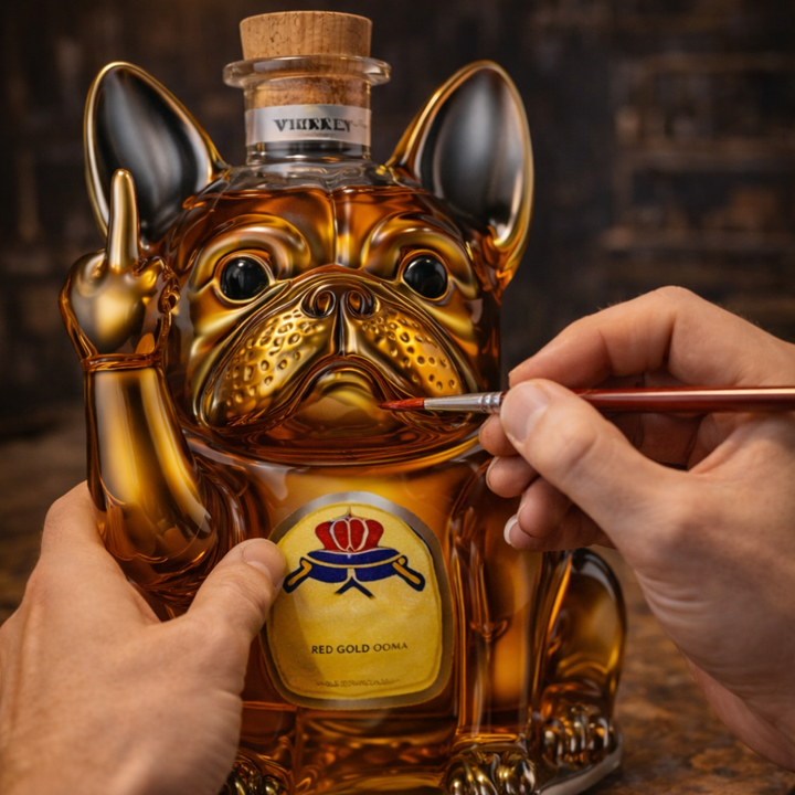 Mia Ottawa - Exclusive Dog-Themed Whisky Flask