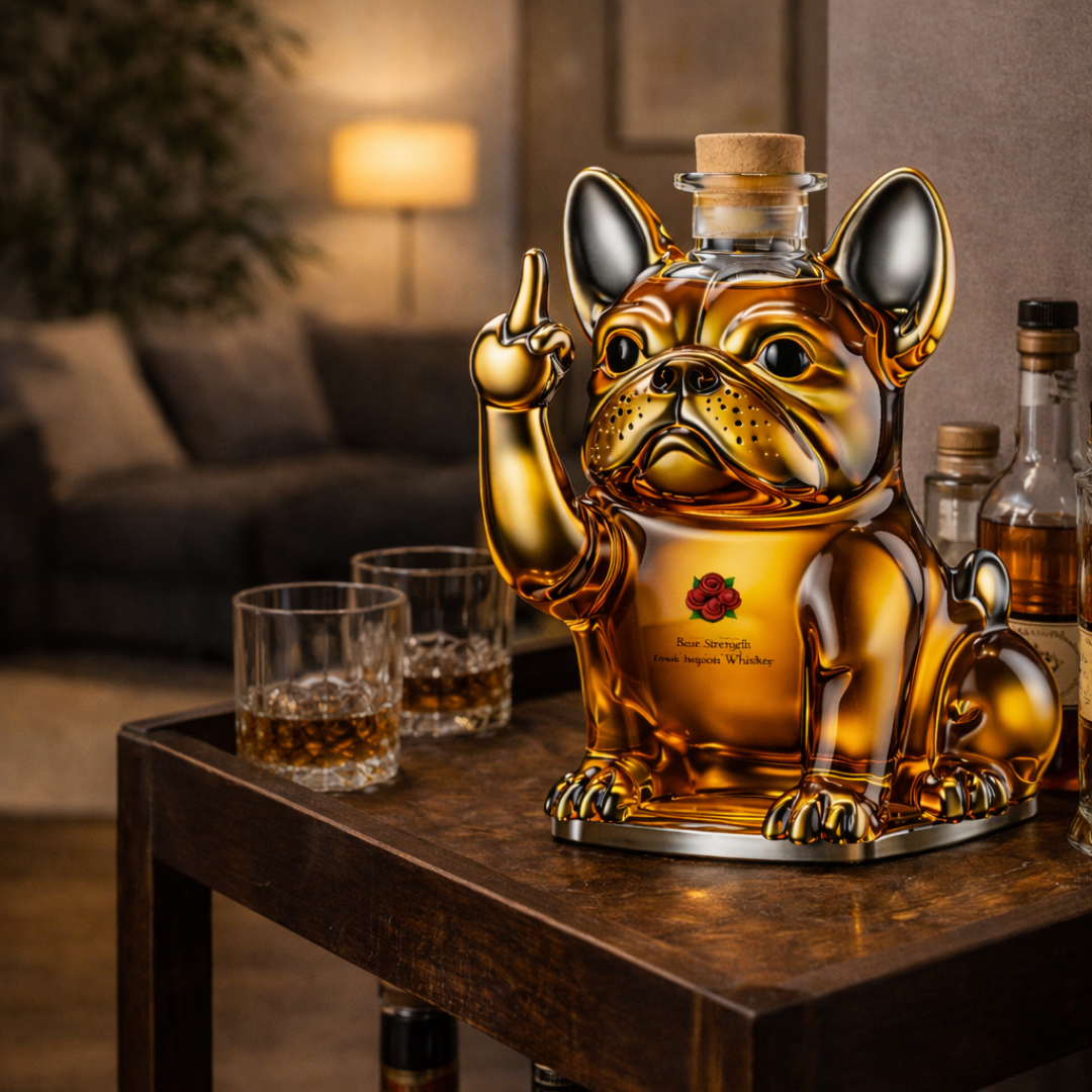 Mia Ottawa - Exclusive Dog-Themed Whisky Flask