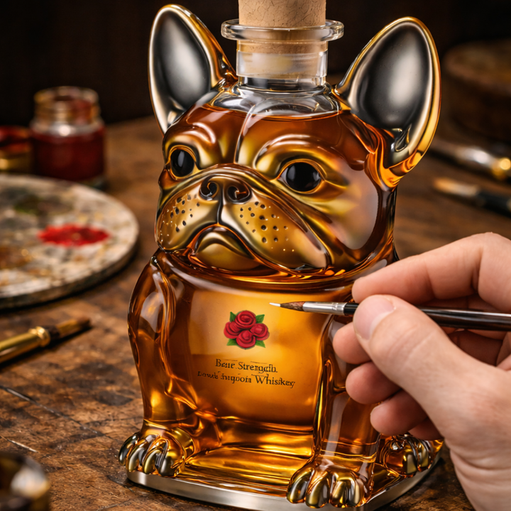 Mia Ottawa - Exclusive Dog-Themed Whisky Flask