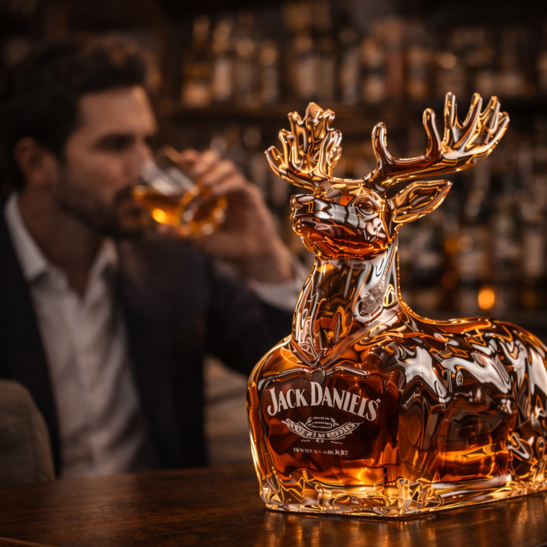 Mia Ottawa - Reindeer Whisky Flask