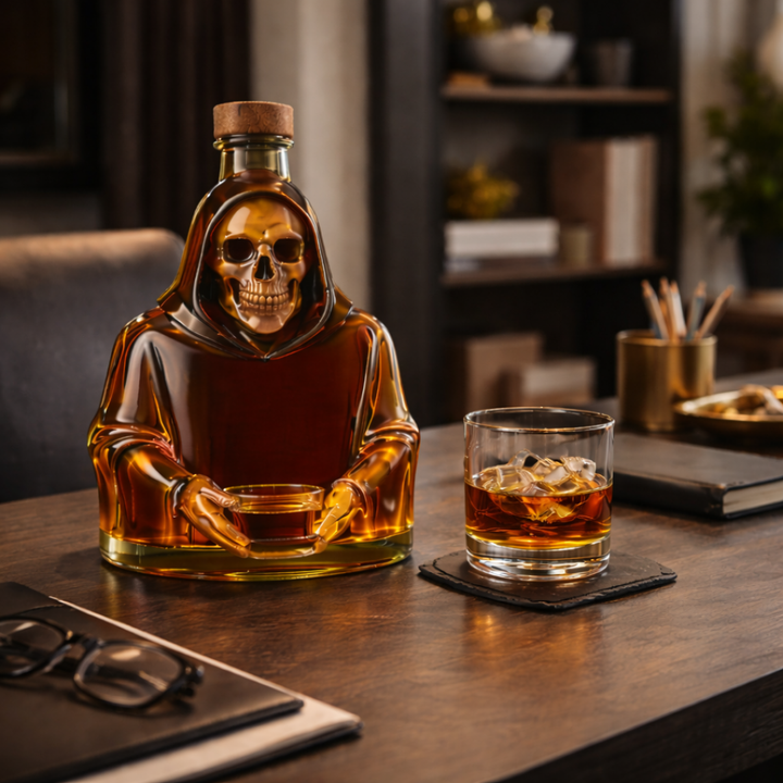 Mia Ottawa - Skeleton Whisky Flask