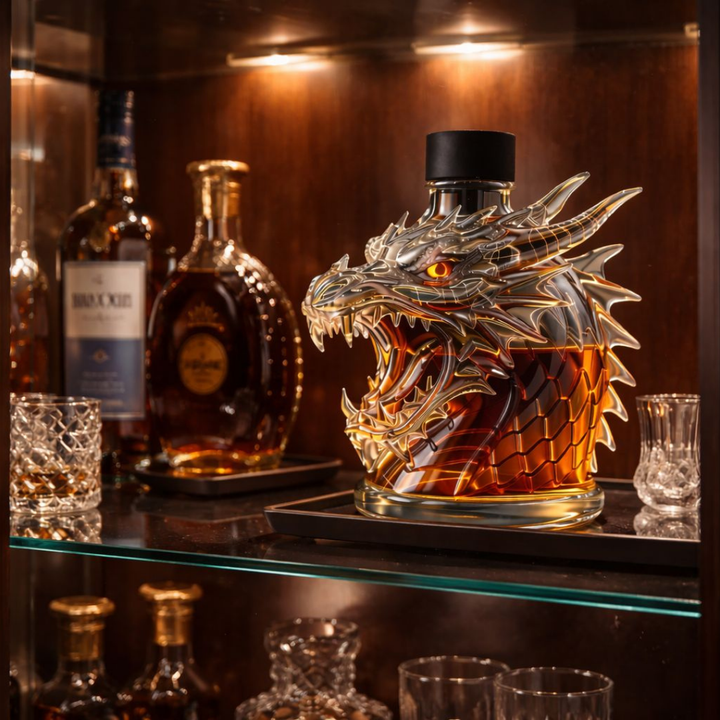 Mia Ottawa - Dragon Head Whisky Flask