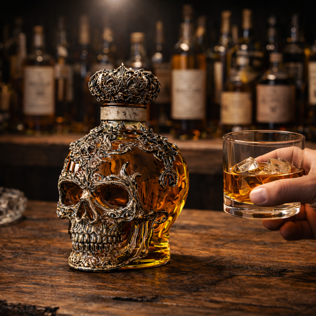 Mia Ottawa - Skull-Shape Whisky Flask
