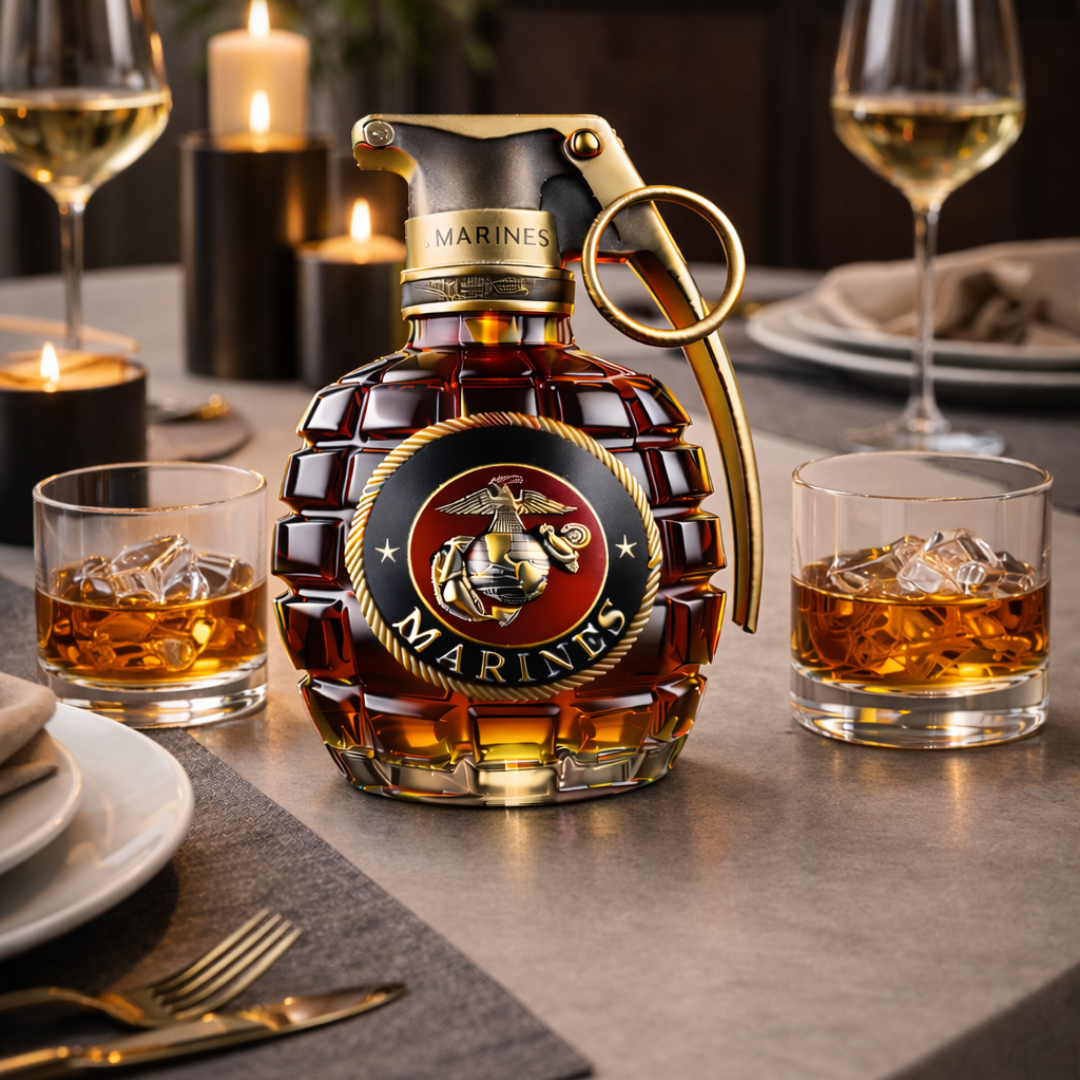 Mia Ottawa - Granate Whisky Flask