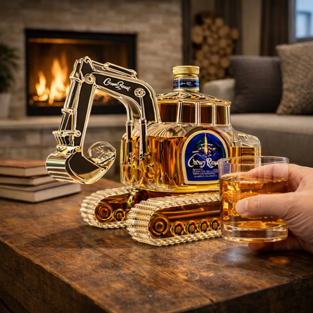Mia Ottawa - Excavator Whiskey Bottle
