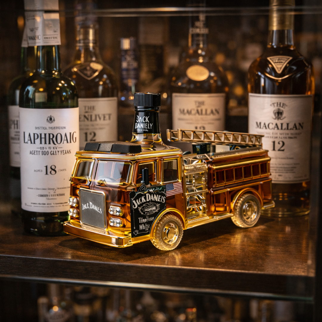 Mia Ottawa - Fire Truck Tribute Whisky Flask