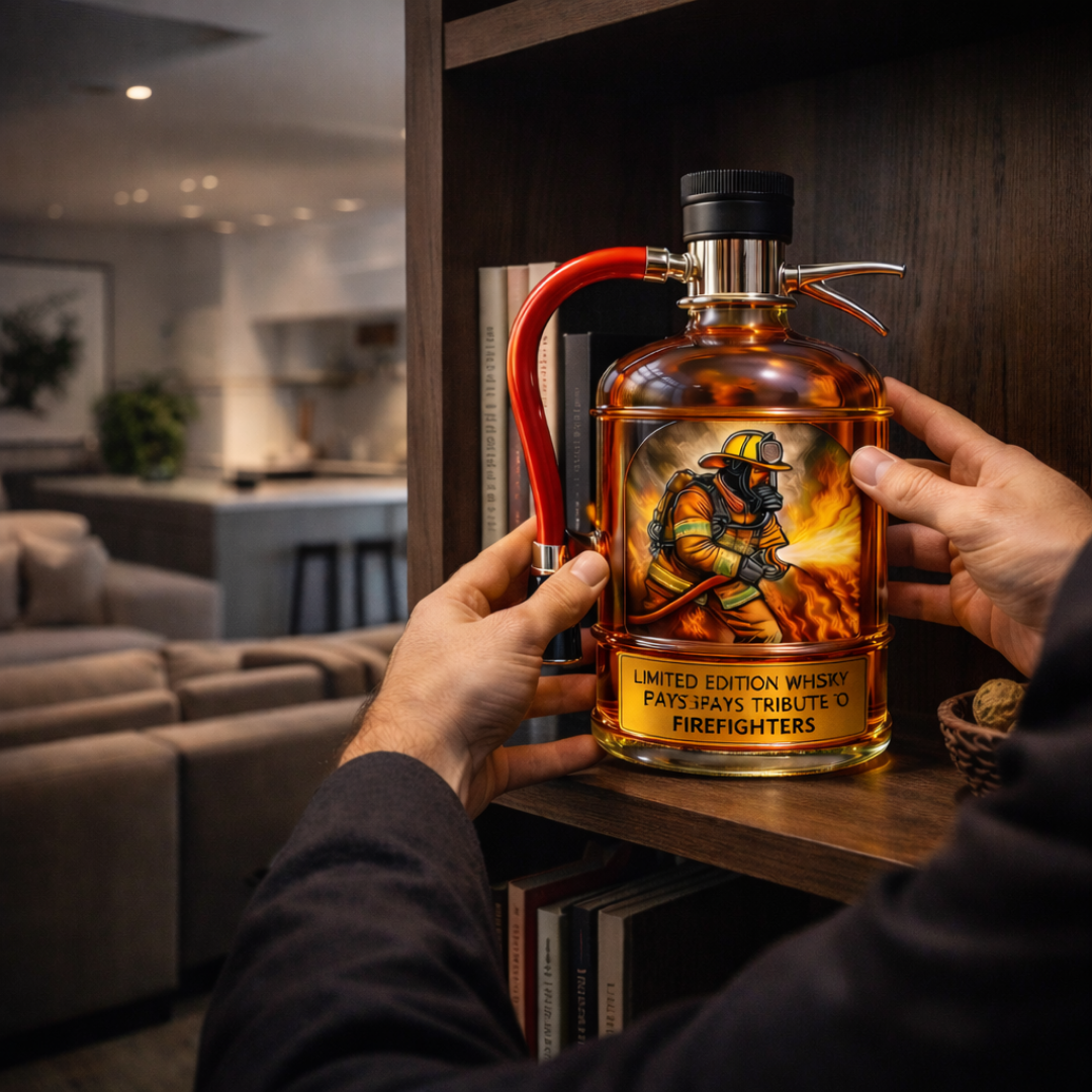 Mia Ottawa - Fire Extinguisher Shaped Whisky Bottle